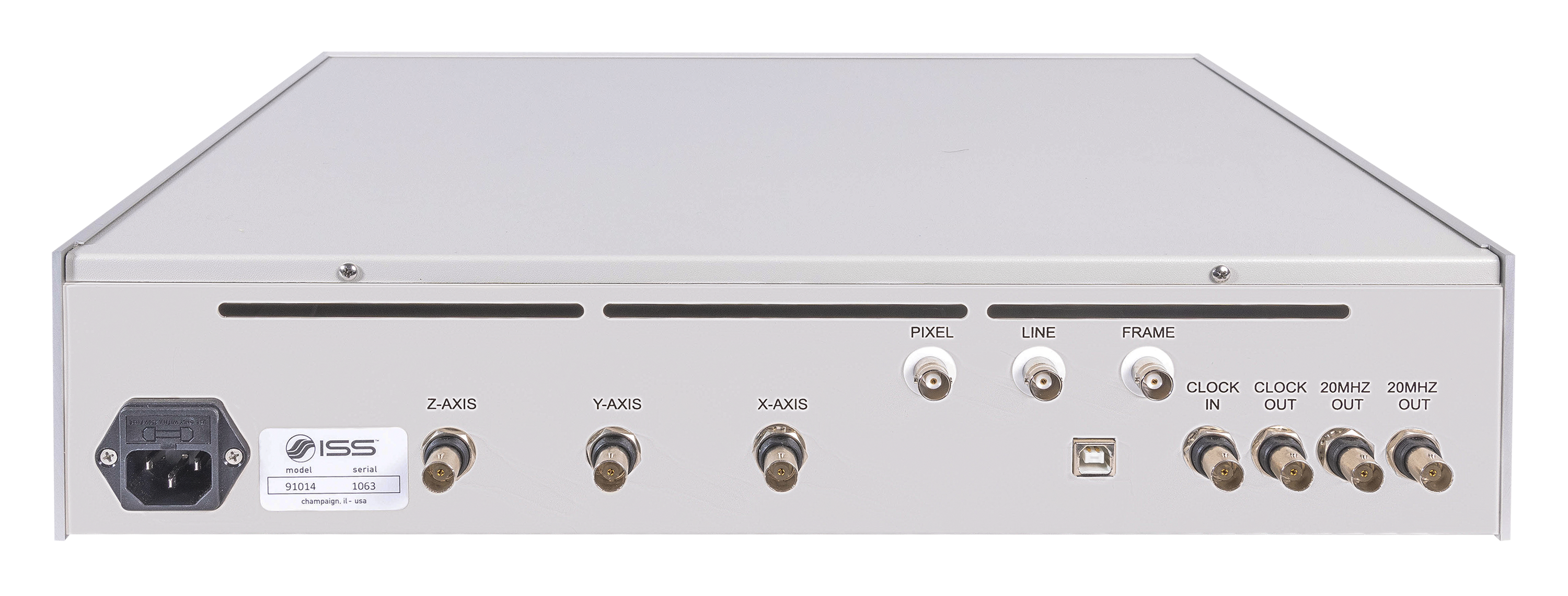 Back of three-axis data acquisition card controller
