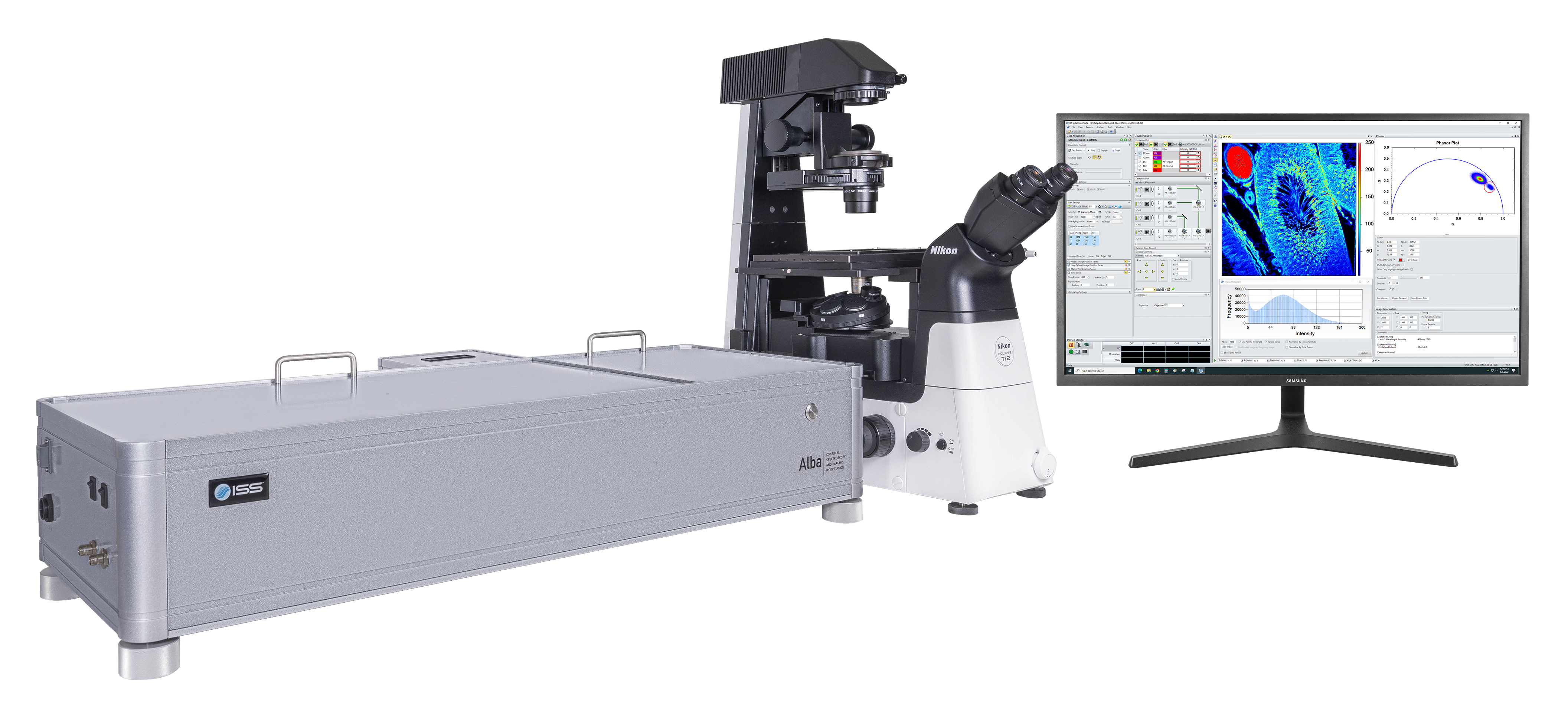 Alba STED Laser Scanning Microscope with Monitor