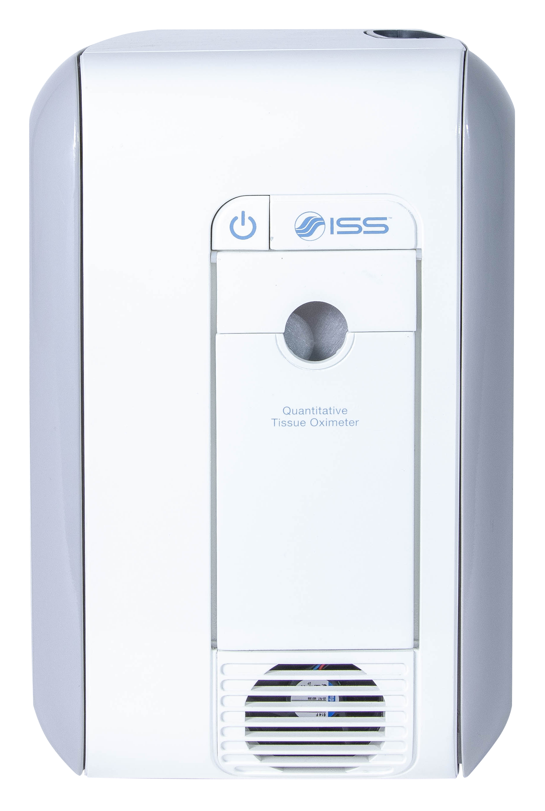 Quantitative Tissue Oximeter OxiplexTS200 Side with Power Button