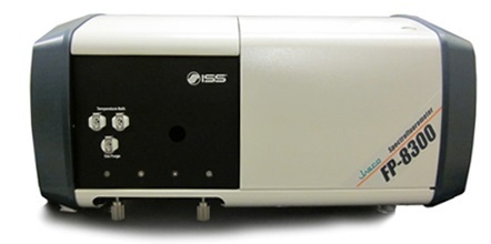 High-pressure cell sample compartment in a Jasco 8300