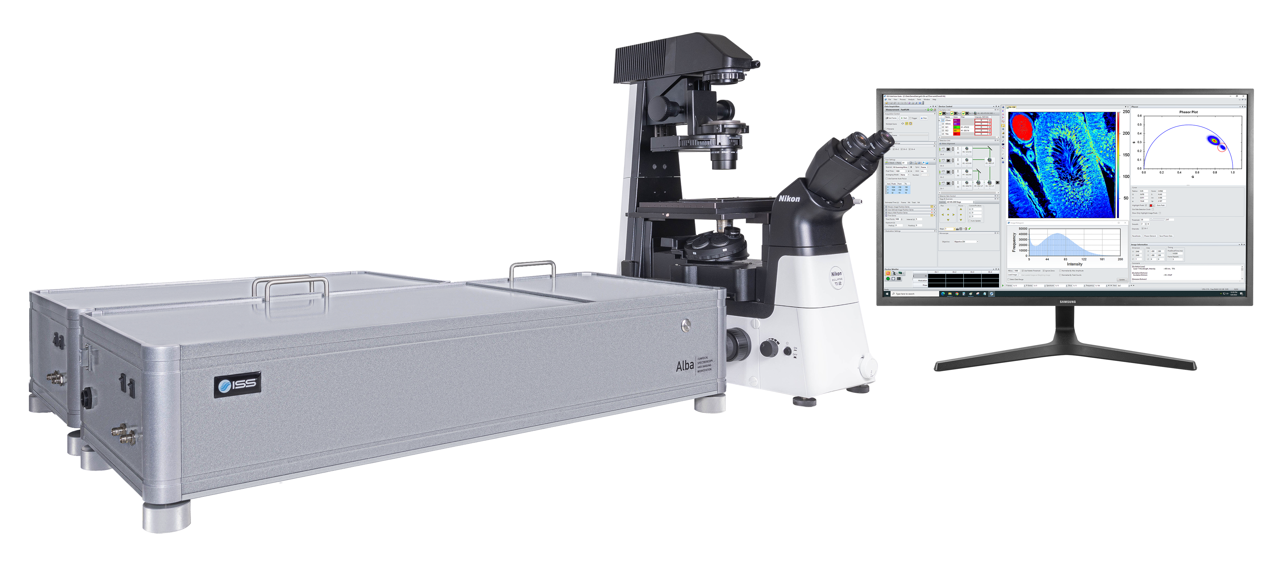 Alba v5 Time-resolved Confocal Laser Scanning Microscope with Monitor