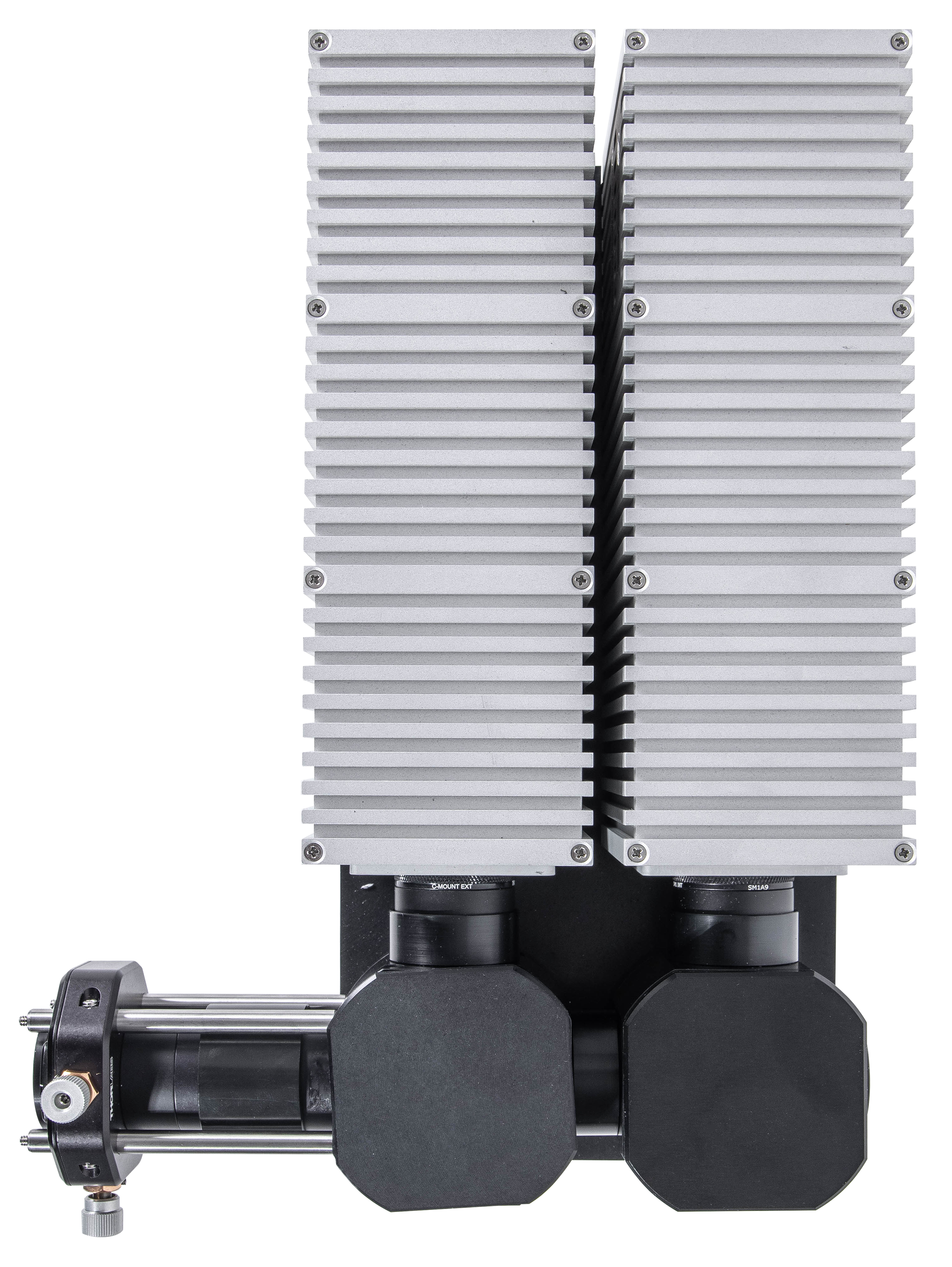 Two Hybrid Single Photon Counting Modules in Parallel on Two-Detector MiniTDU Top View