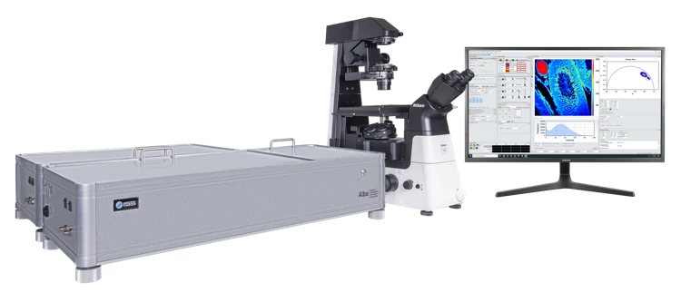 Alba v5 Time-resolved Confocal Laser Scanning Microscope with Monitor